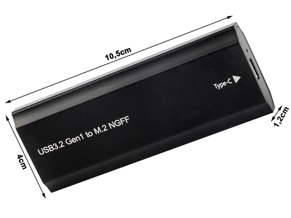 Kõvaketta adapterikarp m.2 sata ngff usb 3.1 usb typ-c 2230-2280mm