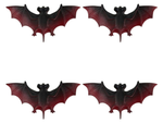 Halloween fledermaus dekoration fledermaus set von 4
