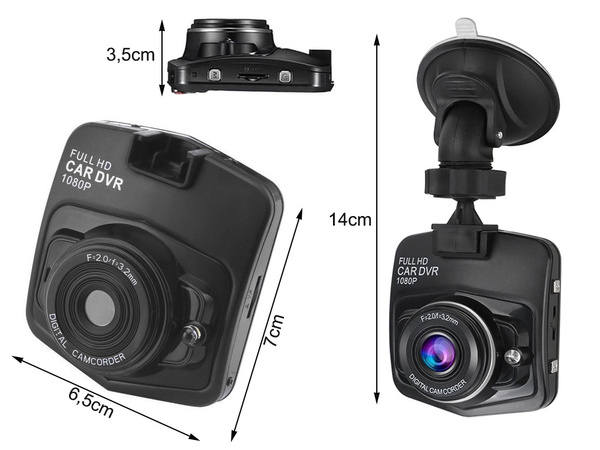 Full hd kamera do auta s lcd displejom videorekordér