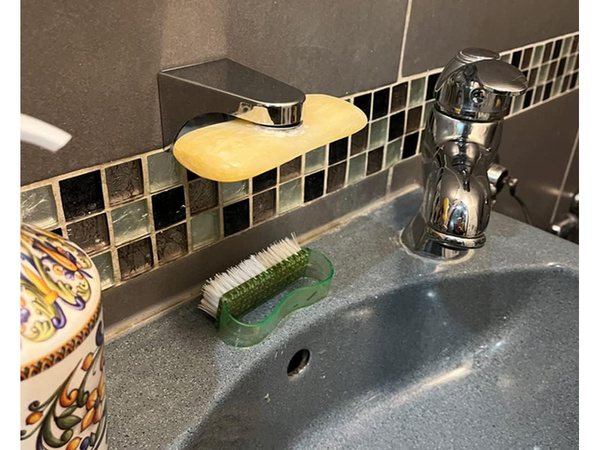 Săpunieră magnetică cu magnet agățat suport de săpun montat pe perete modern