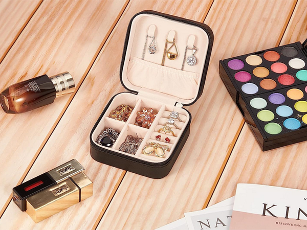 Sicriu organizator bijuterii cutie cutie cu fermoar