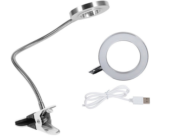 24 led kosmetická stolní lampa s klipem klipem