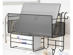 Plaukts virtuves organizators konteiners bēniņu piekaramais 3 x āķi rokturi