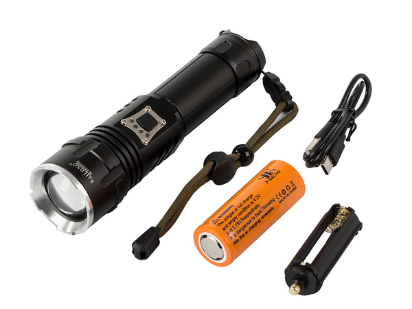 Taktische militärische bailong led cree xhp160 taschenlampe