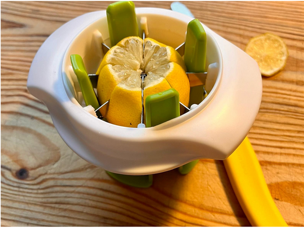 Lima limón cortador de fruta triturador 8 picadora de mano picadora afilada