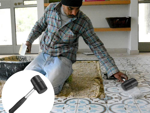 Martillo de pavimentación de caucho sin retroceso