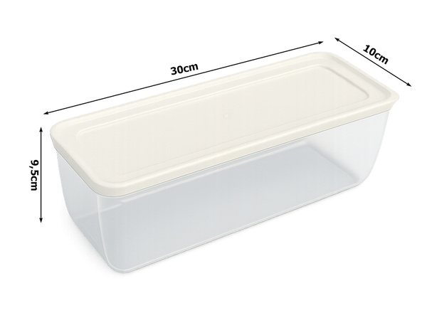 Lebensmittelbehälter 2,8 l liter mit deckel organizer für die küche box