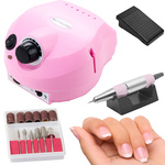 Fresadora para uñas manicura pedicura + fresas 65 w profesional para el hogar
