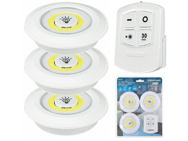 3x cob lampa brezžična pilotna baterijska lampa
