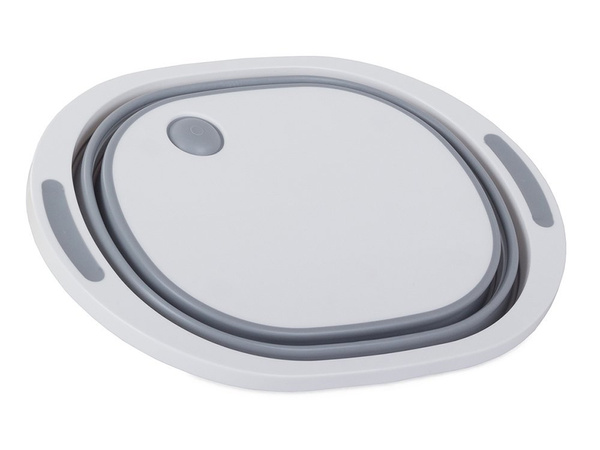 Silikon-faltschüssel mit abfluss spülbrett