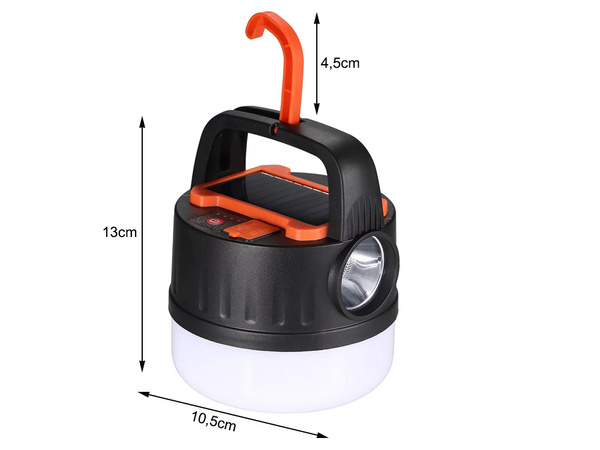 Camping lampă de camping reîncărcabilă led usb turist cârlig solar
