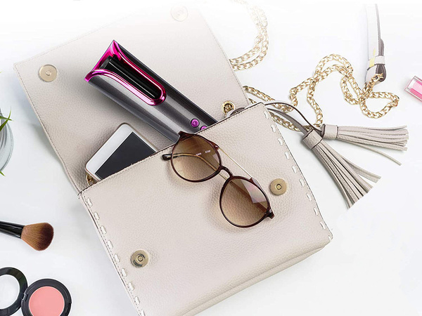 Automatická rotačná kulma na vlasy s lcd displejom