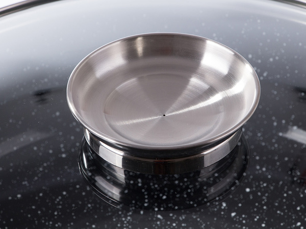 Casserole avec couvercle 5.7l induction aroma