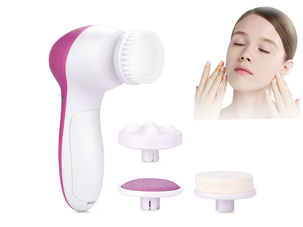 Perie de curățare facială masaj electric 4in1