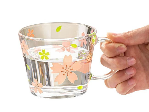 Étkészlet: tálak, bögrék, csészék, salátás tálak, poharak, virágmintás, 6 darabos