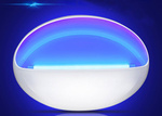 Lampe insecticide uv led pour moustiques mouches insectes piège collant silencieux