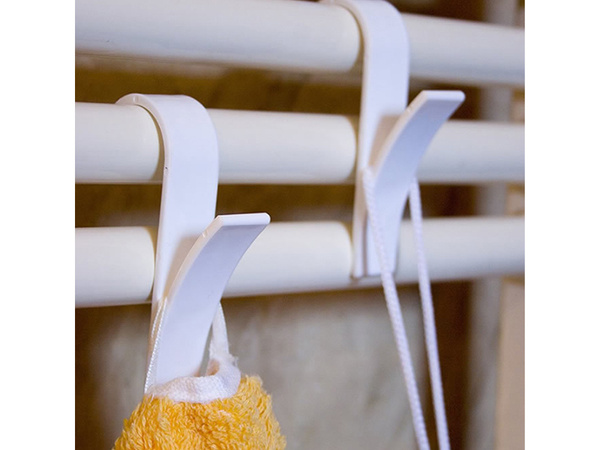 2x bathroom hanging hook for radiator and bathroom heater