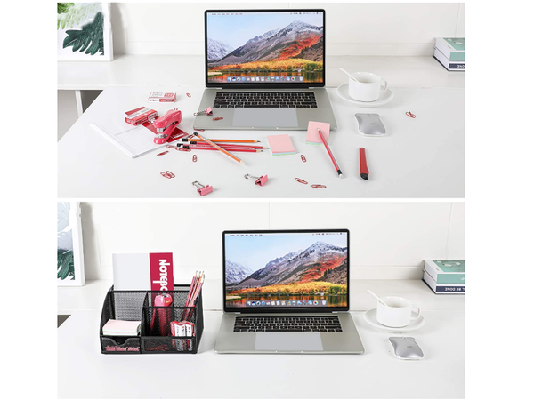 Organizér na stůl se 6 přihrádkami