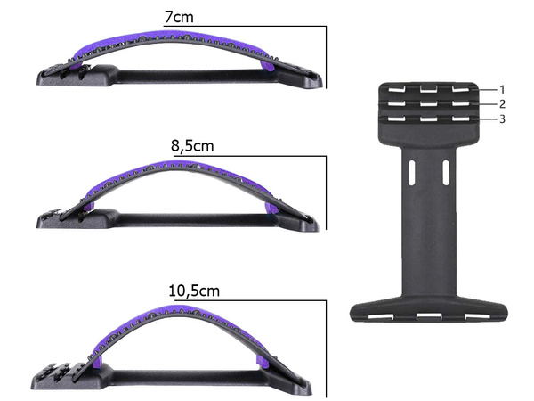 Naprava za raztezanje hrbta masaža hrbta čarobna podpora hrbtu