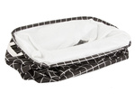 Folding basket for laundry toys large lockable