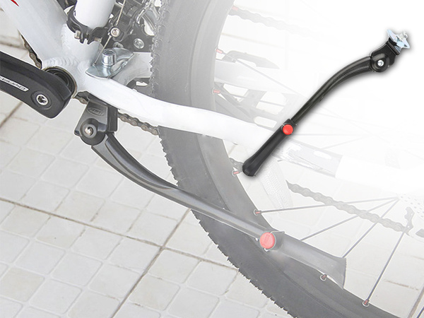 Pie de bicicleta regulable pie de bicicleta aluminio lateral