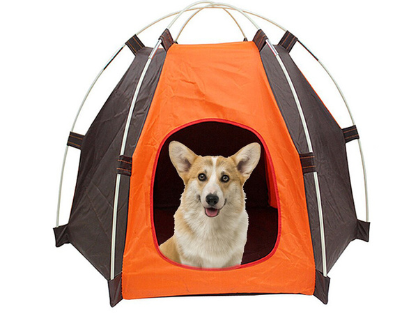 Cama de perro plegable impermeable casa de perro corralito portátil