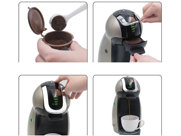 5 x wiederverwendbare dolce gusto kaffeekapseln