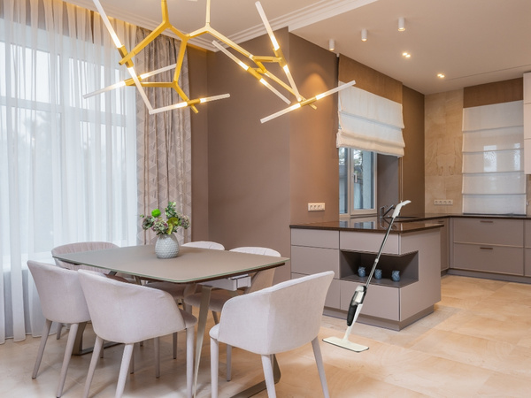 Flat mop with length sprayer 120cm 350ml +3 packs of microfibres