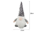 Dwarf gnome illuminated led belly christmas gnome under christmas tree