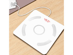 Analytical bathroom scale bluetooth 180kg glass