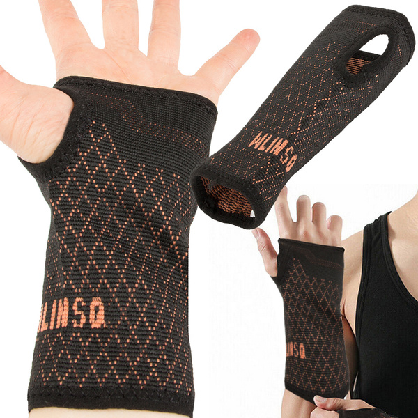 Stabiliser support for wrist orthosis elastic band joint hand