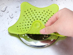 Silicone strainer strainer for sink shower drain
