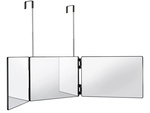 3-part folding wall-mounted cosmetic mirror