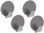 Steel self-adhesive hooks 4 pcs