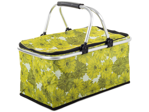 Coș de picnic pliabil termic coș de cumpărături izolator