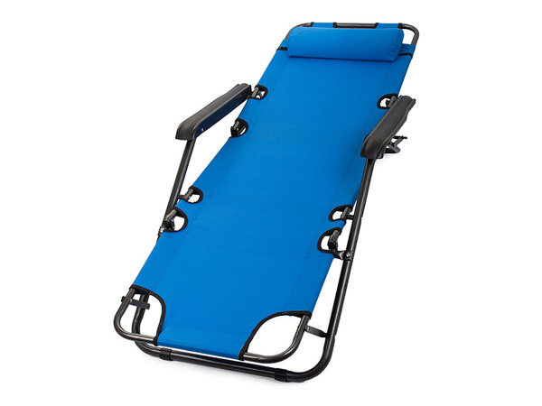 Folding beach chair zero gravity 2in1 touristic chair