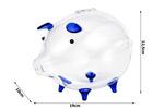 LARGE BLUE PIGGY BANK (36)