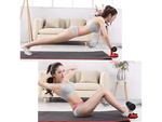 Leg bracket for abdominal exercises suction cup