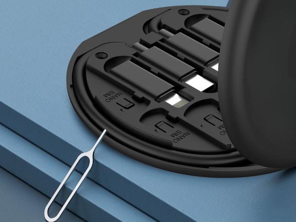 Zestaw adapterów 5w1 szpilka do telefonu w etui usb-c micro usb usb typ a