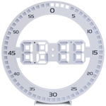 Alarm clock led electronic thermometer with alarm backlit thermometer