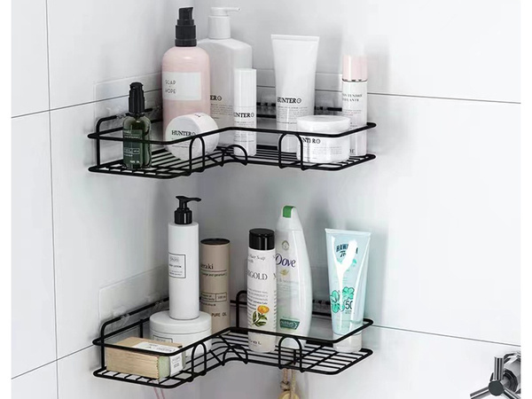 Loft ecke bad dusche regal hängen 2x haken