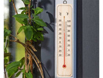 Termometru interior exterior din lemn domestic