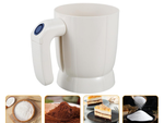 Flour sifting sieve kitchen sifter electric pot strainer