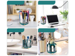 Organizator cosmetice bijuterii rotativ 360 pentru machiaj perii sicriu