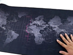 Liels biroja pasaules karte mousepad 80x30