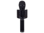 Brezžični mikrofon bluetooth karaoke zvočnik okrogel s primerom različni načini