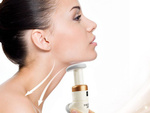 Neckline slimmer chin massager