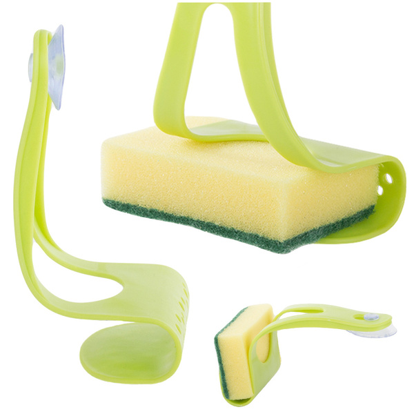 Kitchen sponge organiser hanging bracket