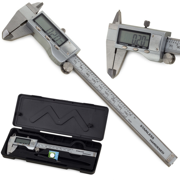 Elektronický kovový kaliber l150 lcd digitálny