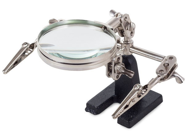 Lupa třetí ruční držák pájecího nástroje